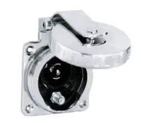Hubbell HBLPHTVSS — Hubbell HBLPHTVSS Phone/Tv Inlet Round Stainless Steel