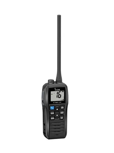 Icom M25 EVO Black 61 USA — Icom M25 Floating Handheld VHF Black 5 Watts