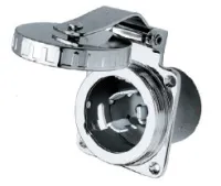 Hubbell HBL504SS — Hubbell HBL504SS SS Inlet 50A 125/250V