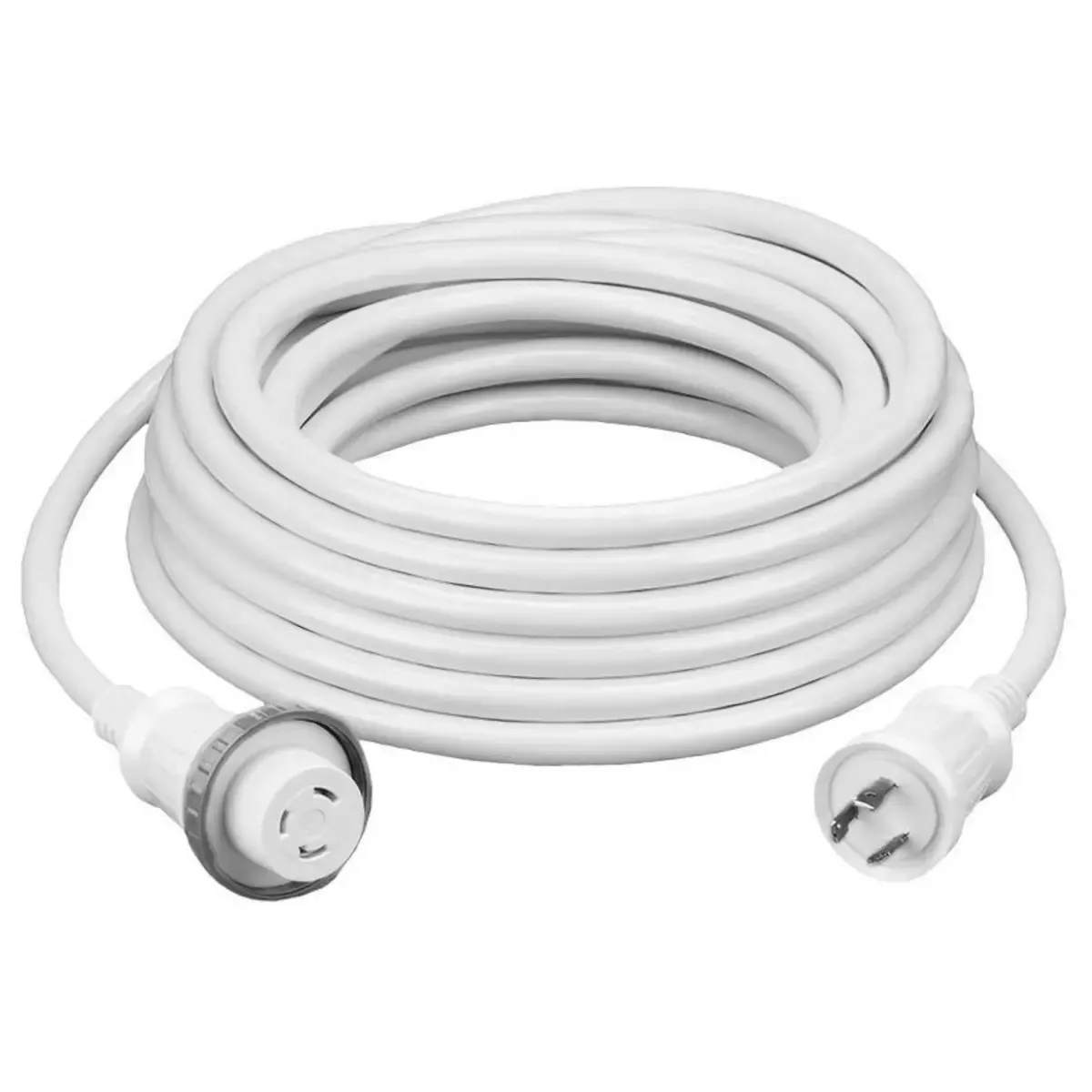 Hubbell HBL61CM03W — Hubbell HBL61CM03W 30A 25ft White Shore Cord