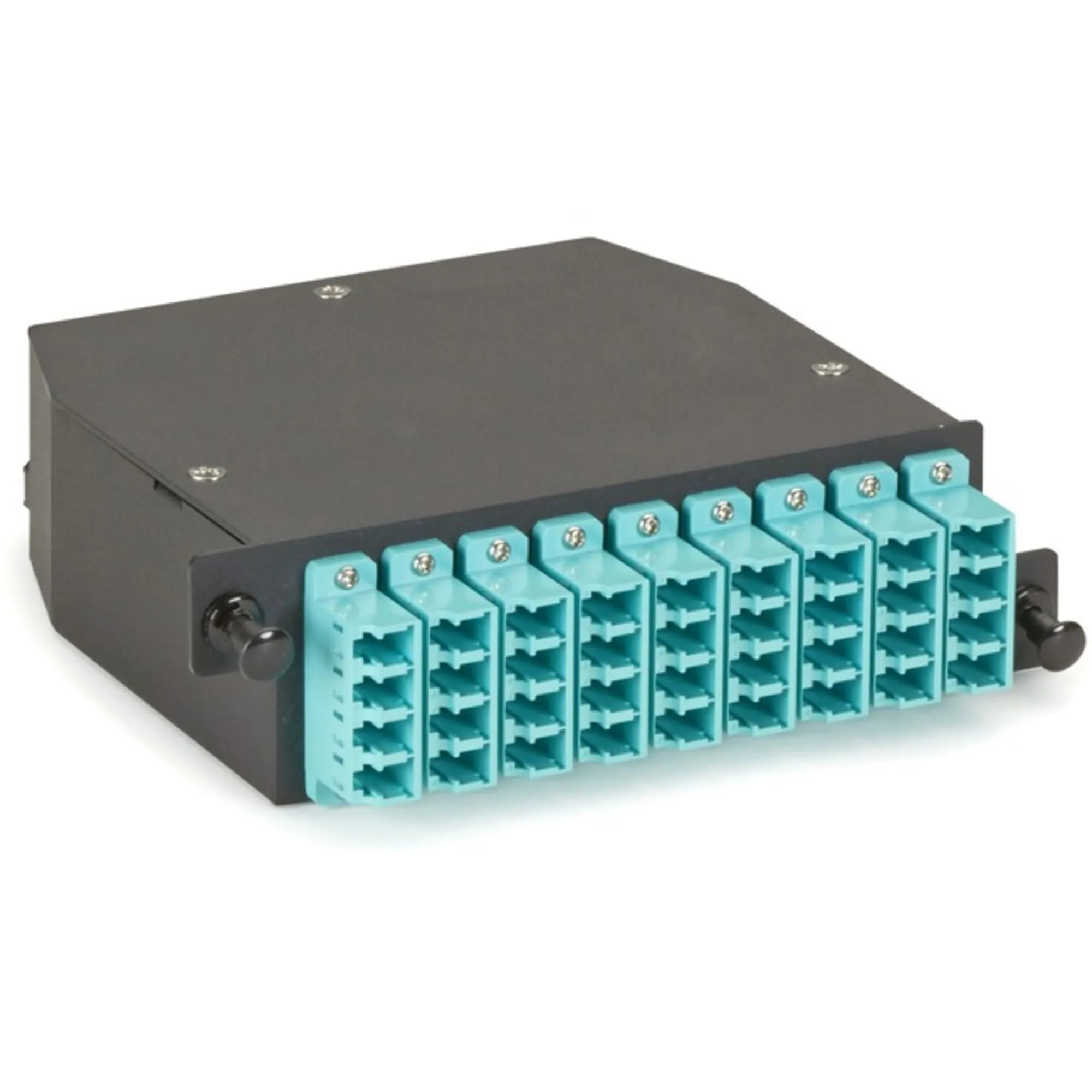 BLACK BOX CORPORATION FOCA20M3-3MP12-36LC — MTP OM3 FIBER OPTIC LGX CASSETTE - (3) MTP 12 TO (36) LC TYPE A, GSA, TAA, 45 DA