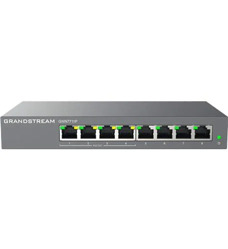 GRAND STREAM GS-GWN7711P — 2-Lite Mngd Switch, 4 x PoE and PoEplus
