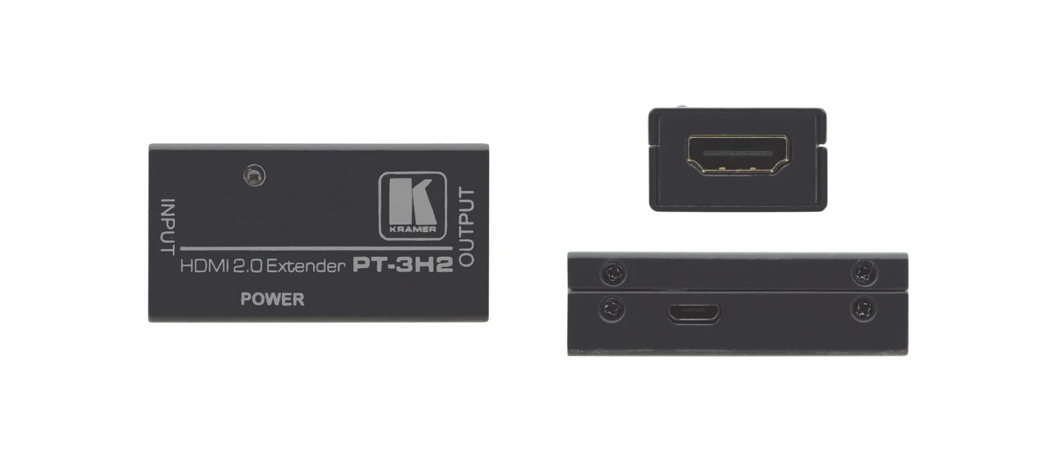 Kramer 50-003290 — 4K UHD HDMI 2.0 Extender - 90ft Distance, 4K@60Hz