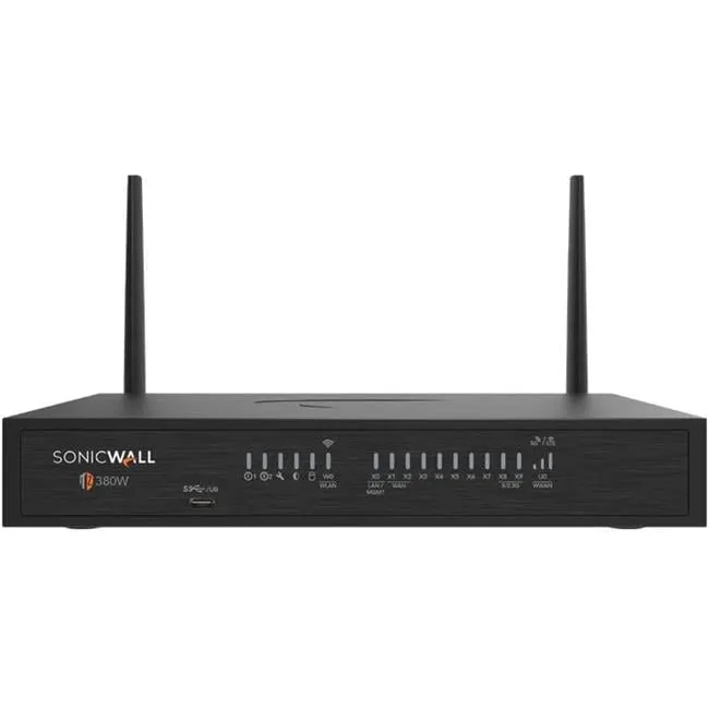 SONICWALL 03-SSC-7436 — SONICWALL TZ380W TOTALSECURE ADVANCED EDITION 1YR
