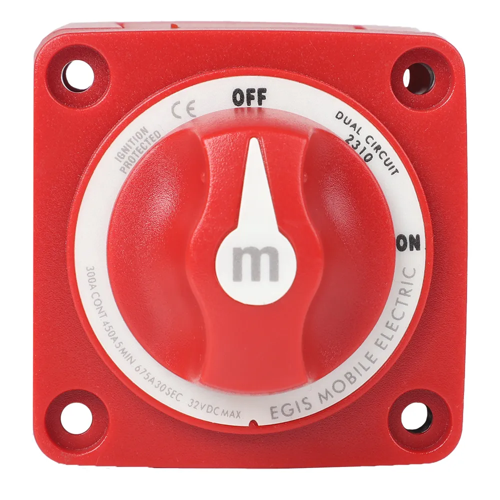 Egis Mobile Electric 2310 — Egis M-Series 300A Dual Circuit Battery Switch Off/On