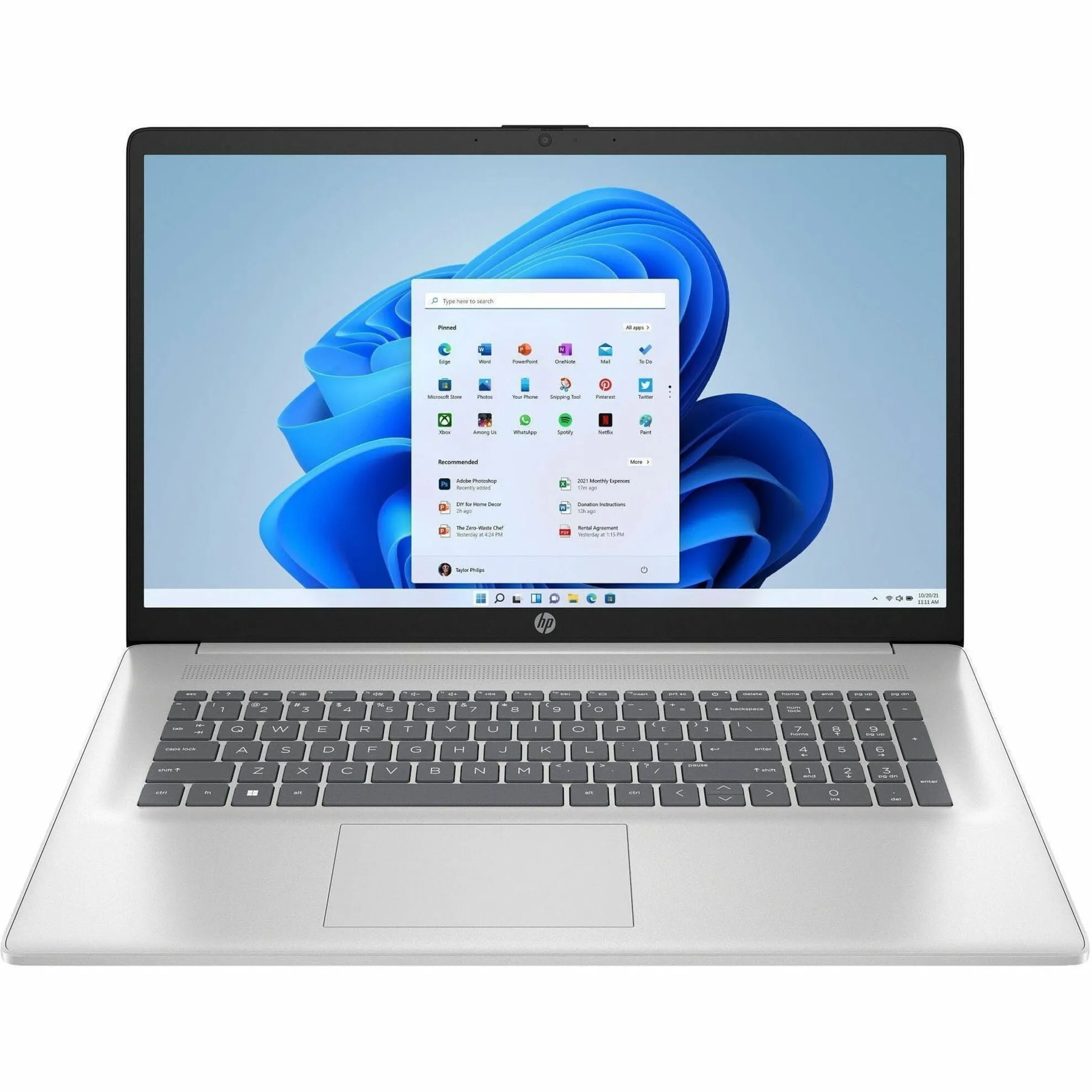 HP B5RH2UAR#ABA — HP 17.3" Laptop - Silver - Refurbished