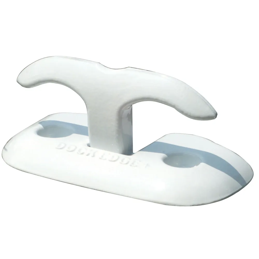 Dock Edge 2606W-F — Dock Edge Flip Up Dock Cleat 6" White
