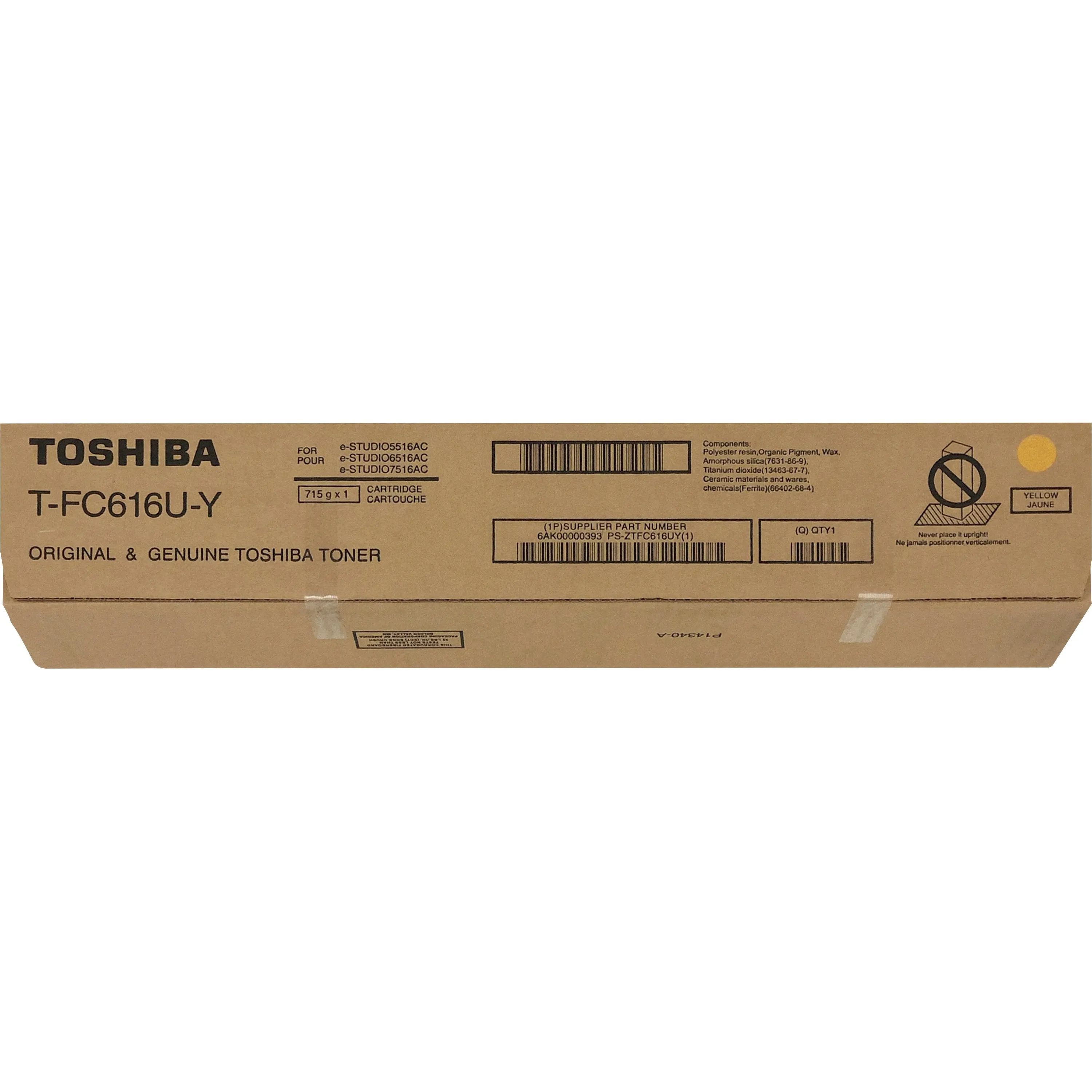 TOSHIBA TFC616UY — TOSHIBA TFC616UY YELLOW TONER CARTRIDGE