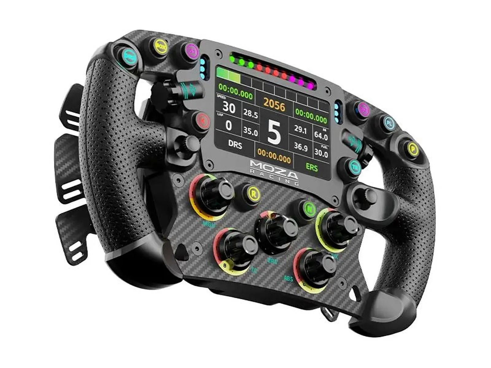 Moza RS068 — MOZA RACING RS068 FSR V2 280mm Formula Wheel with Display