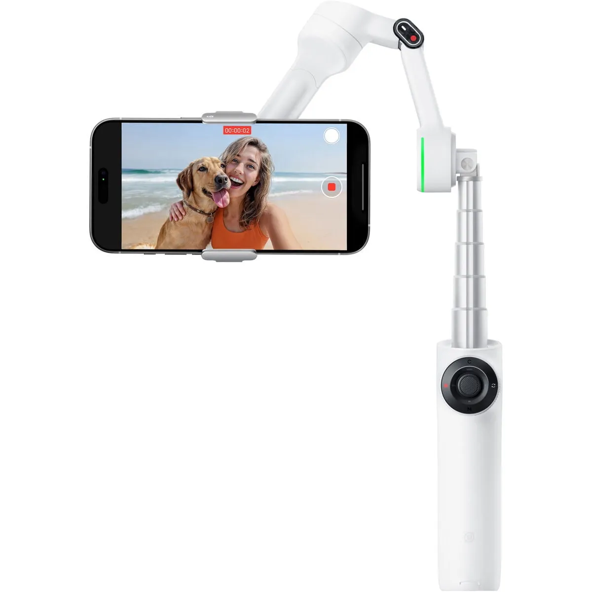 Insta360 CINSABQB_FLOW205 — Insta360 Flow 2 Pro Creator Kit - Accessory Bundle (White)