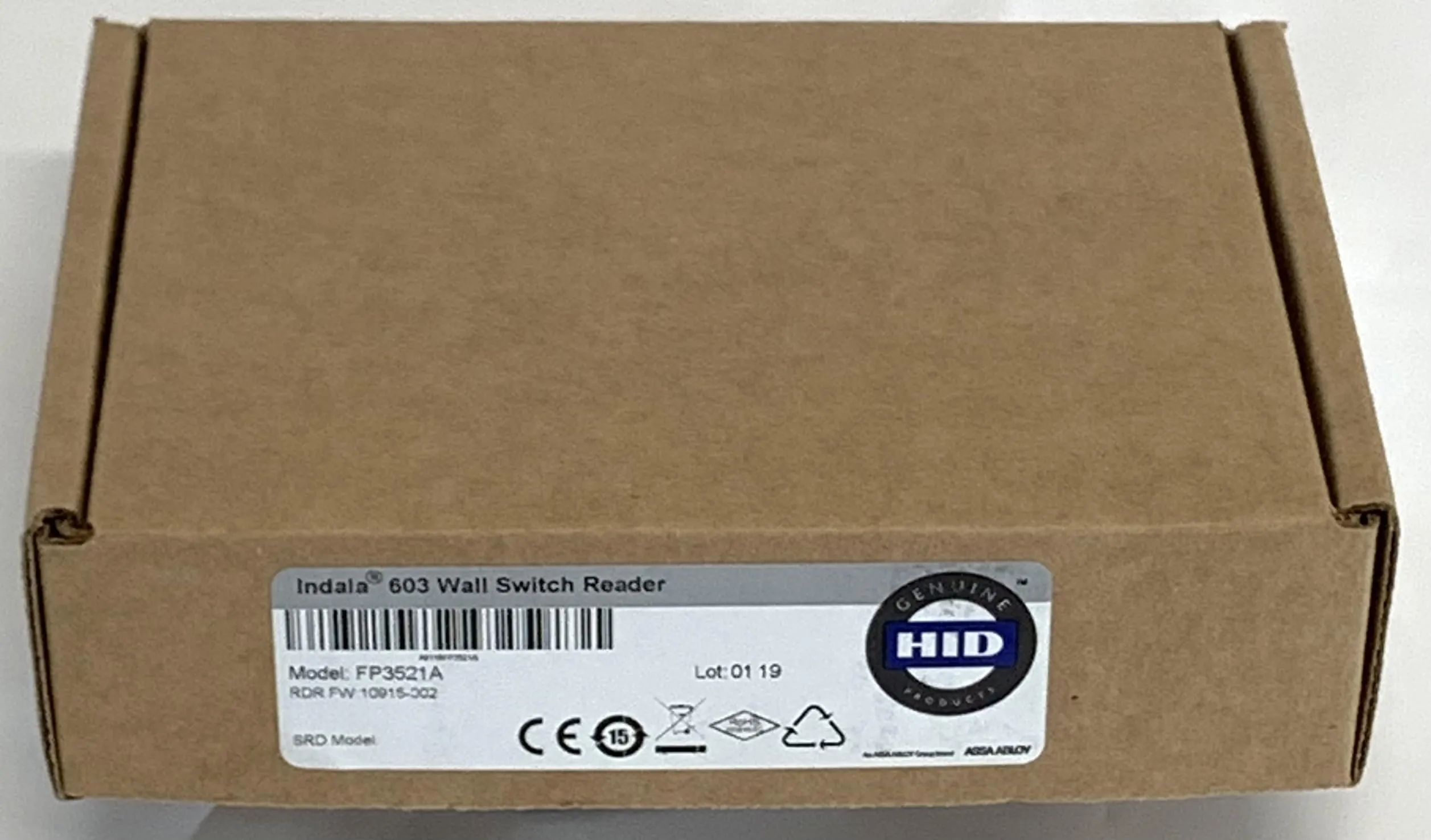 HID FP3521A — 5-Inch Black Wall Switch Arch