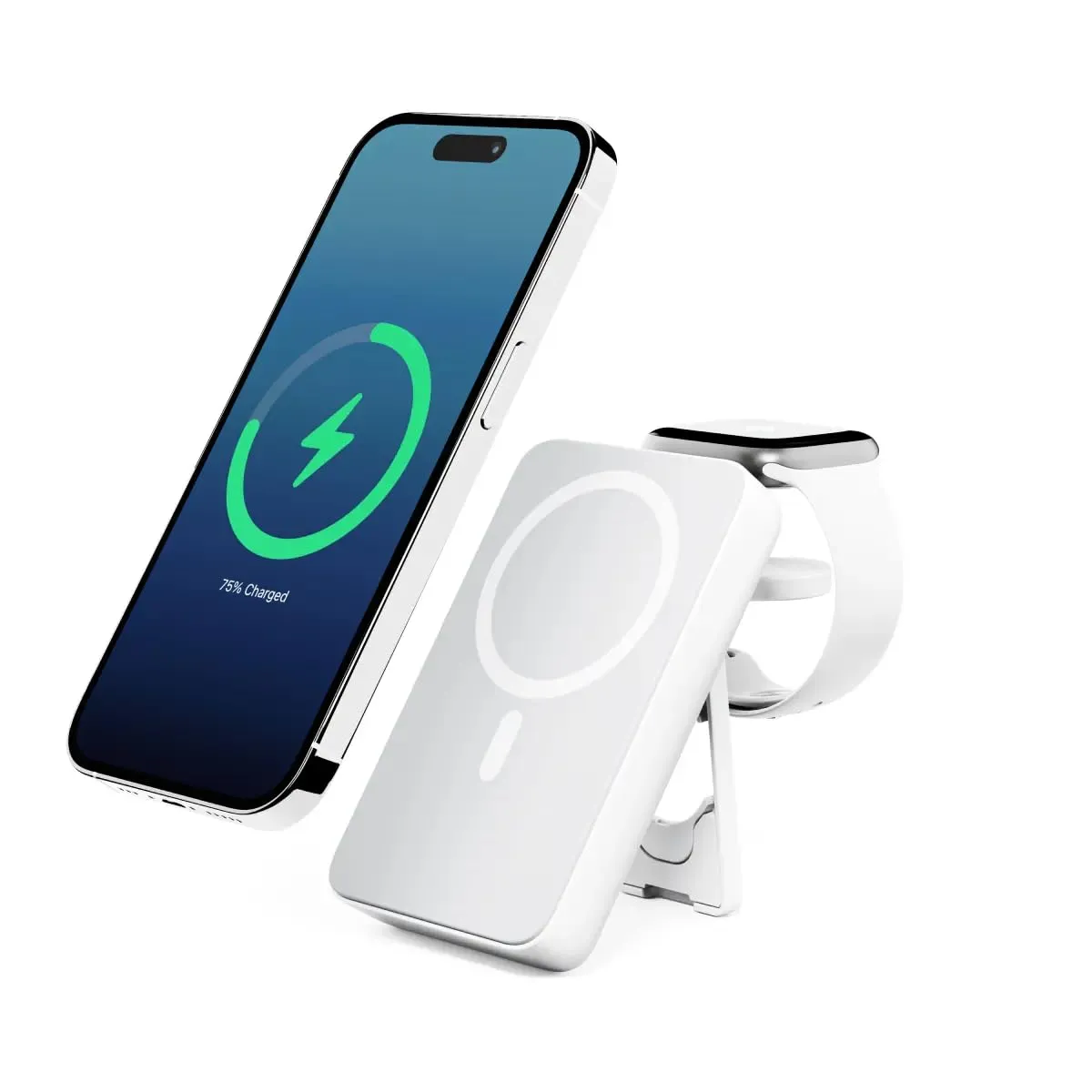 ALOGIC L10KPBWH — ALOGIC LIFT 4 IN 1 WIRELESS CHARGING 10000MAH POWER BANK - WHITE