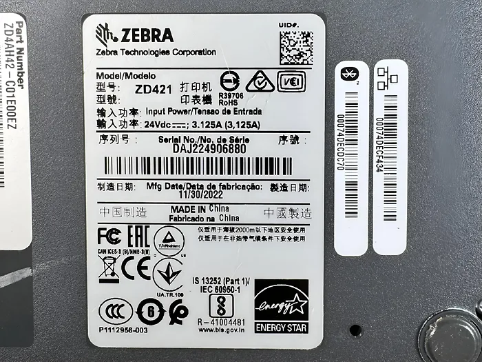 Zebra-ZD4AH42-C01E00EZ