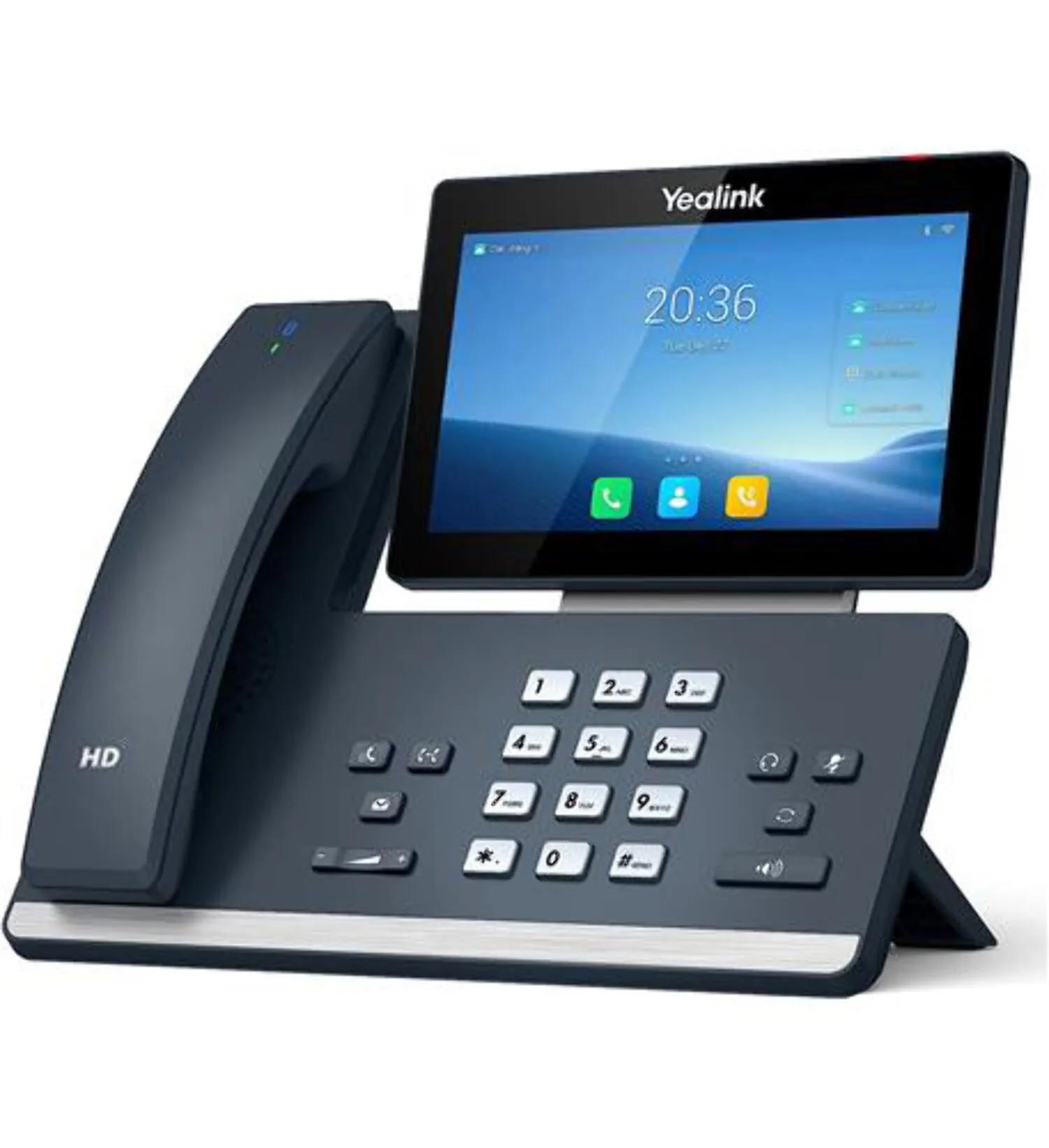 Yealink YEA-SIP-T58W-PRO-CAM — SIP-T58W Pro with camera - Yealink HD Android Video Phone with Camera and wireless Bluetooth handset (PS5V2000US-SLIM power supply not included)