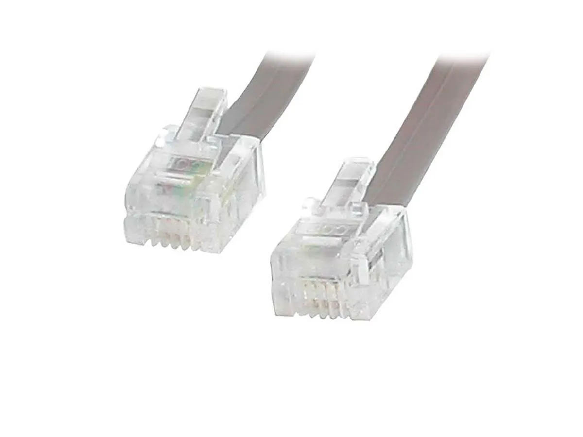 STARTECH RJ25FT — OUR 25 FT. RJ11 TELEPHONE/MODEM CABLE GIVES YOU THE CHANCE TO REPLACE THE SHORT