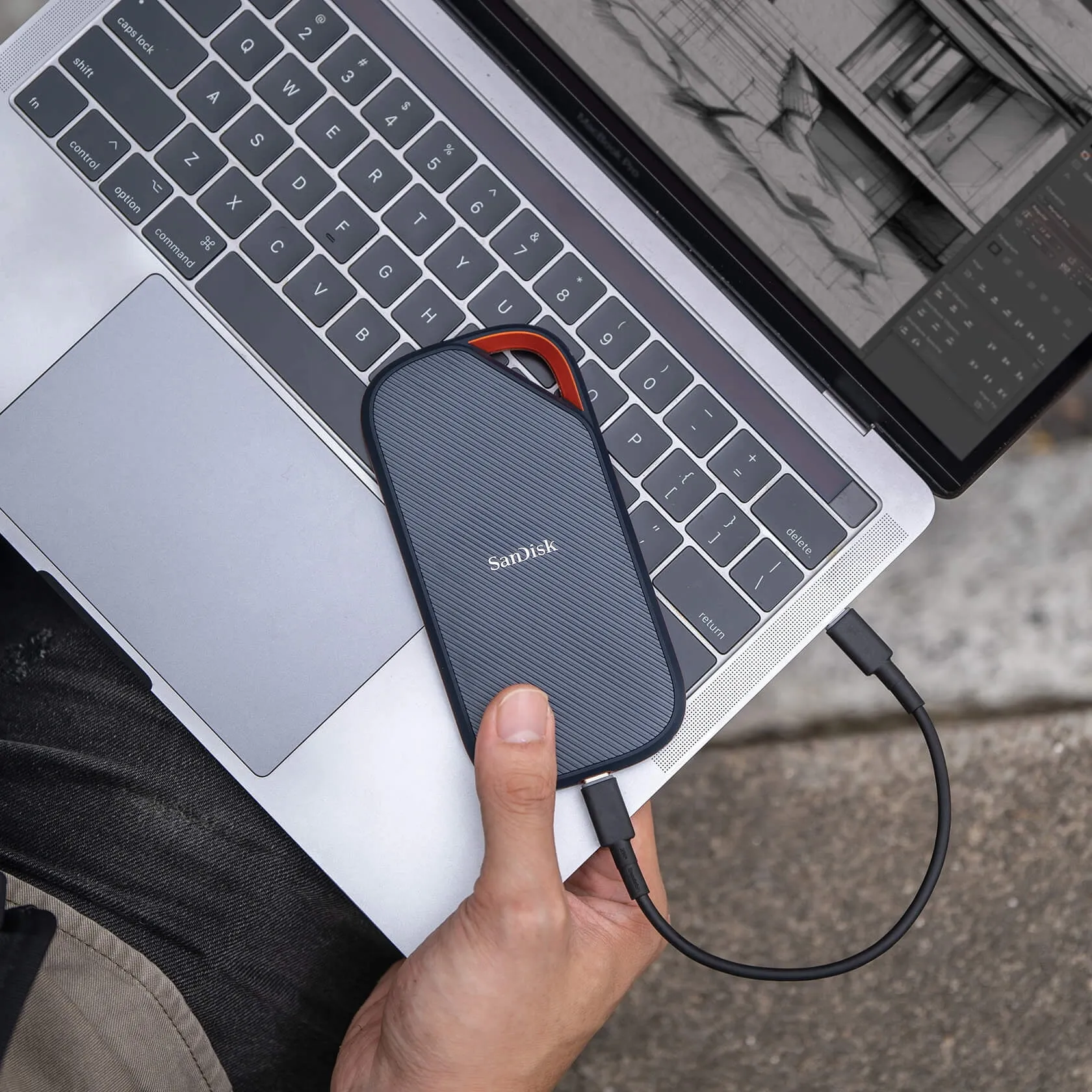 Western Digital SDSSDE82-2T00-G25 - SanDisk Extreme Portable SSD 1TB