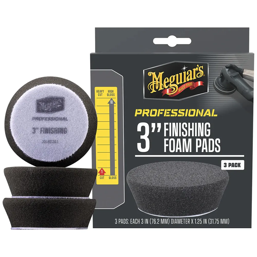 Meguiars M3FFP3 — Meguiar's Professional 3" Finishing Foam Pads *3-Pack