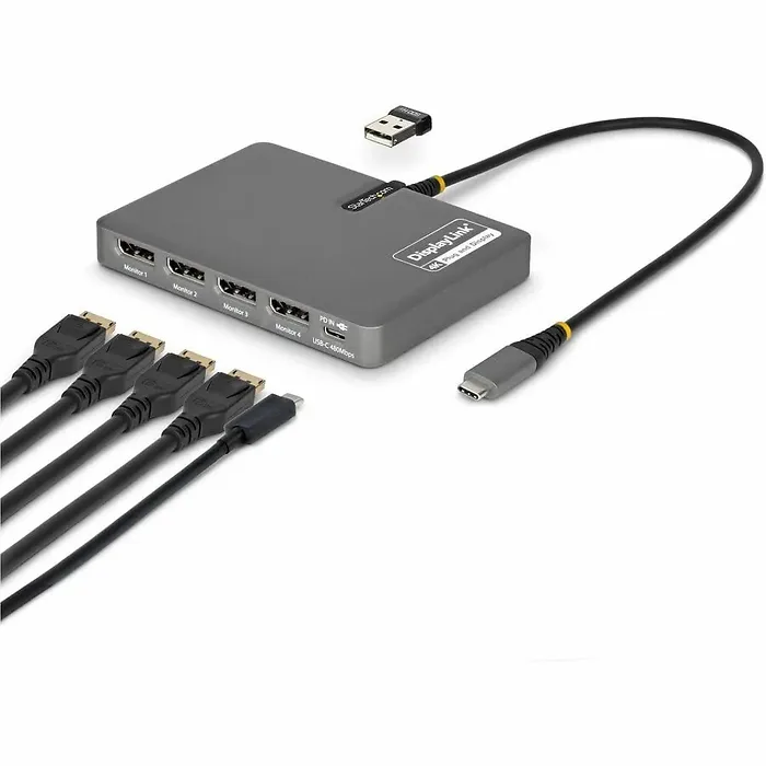 STARTECH-QUAD-USB-DP-ADAPT