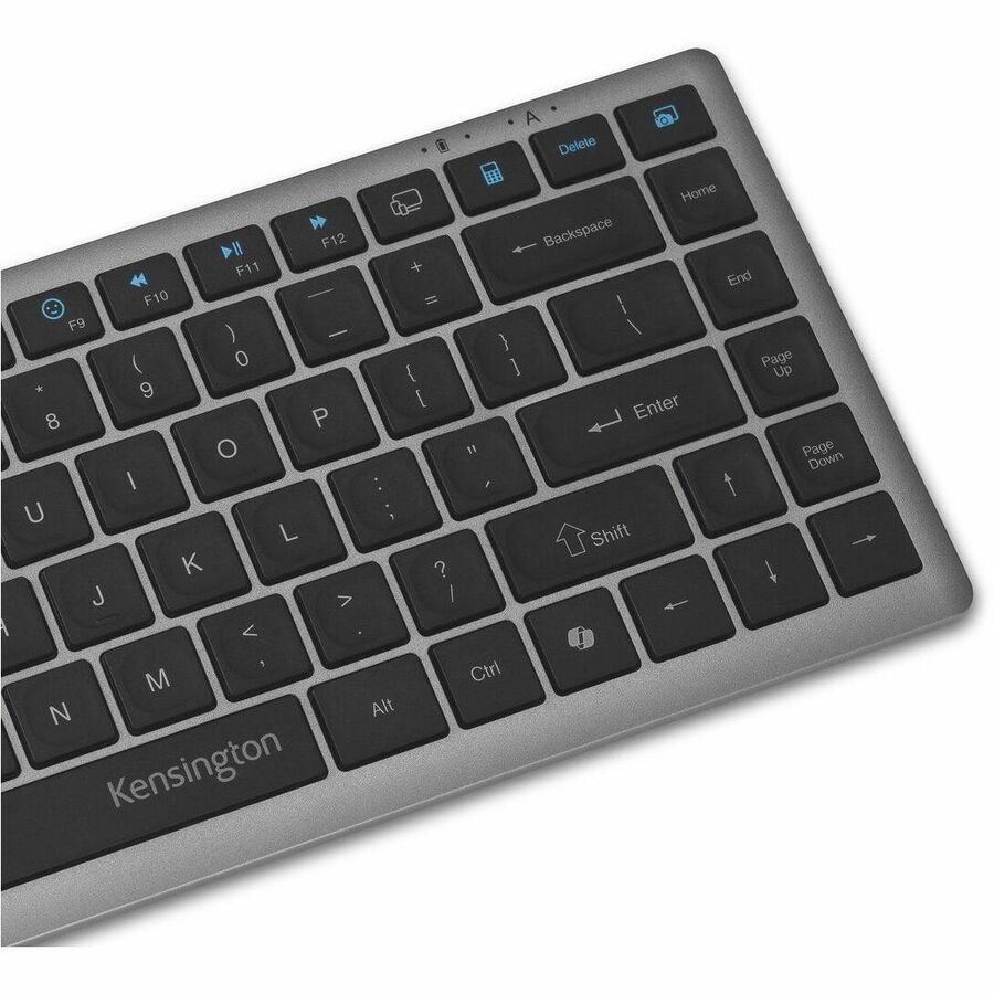 KENSINGTON K75409NA — F,KB435 EQ RECHARGEABLE MULTI-DEVICE COMPACT KEYBOARD