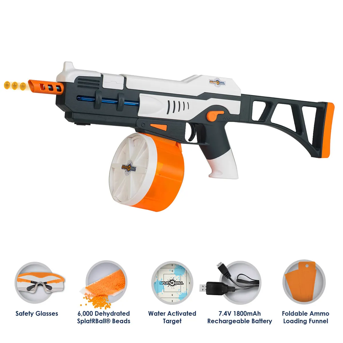 Splatrball 950003102P — SplatRball SRB1200 Full Auto Gel Blaster