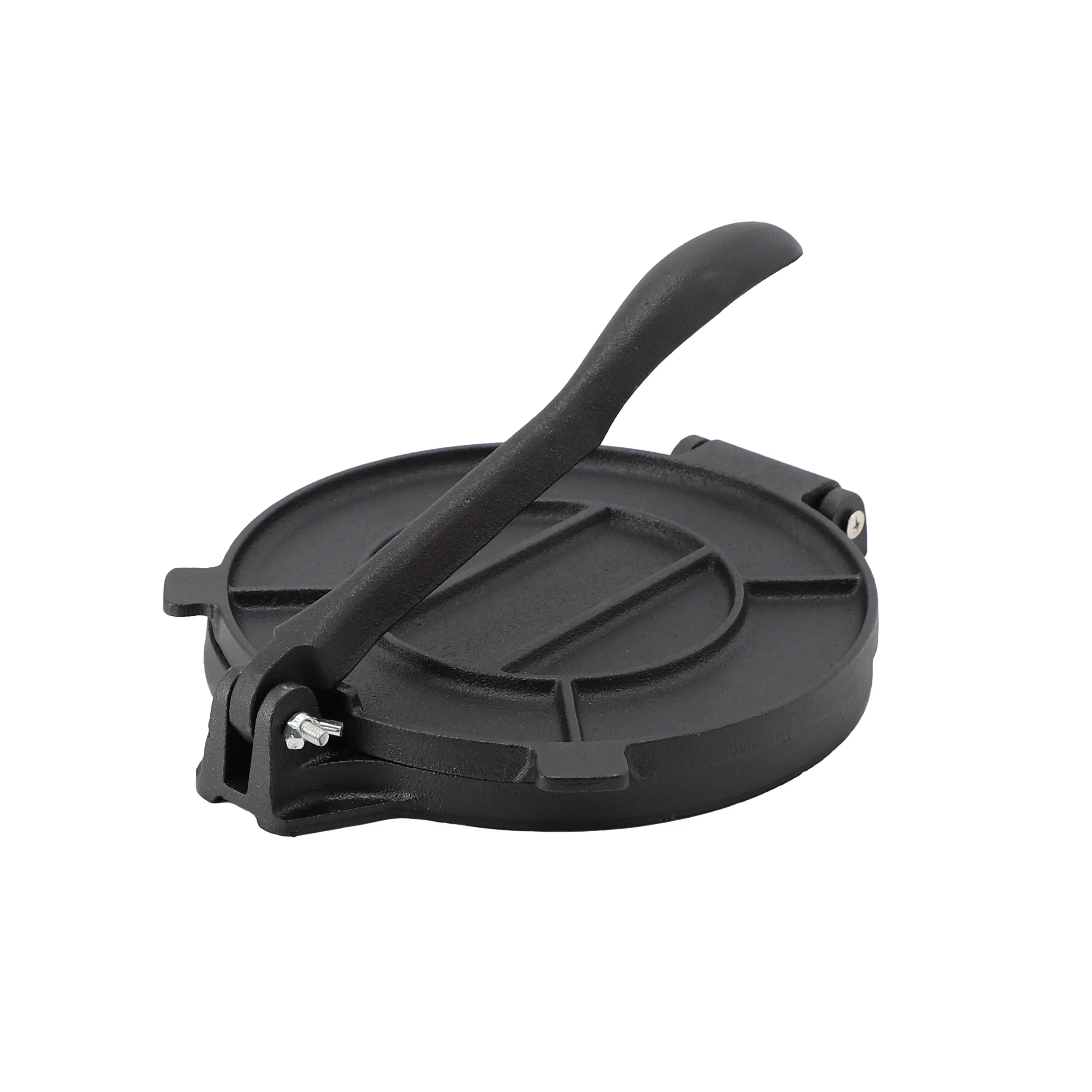 MegaChef MC-1391 — Megachef 7.9 Inch Heavy Duty Round Cast Iron Tortilla Maker Press