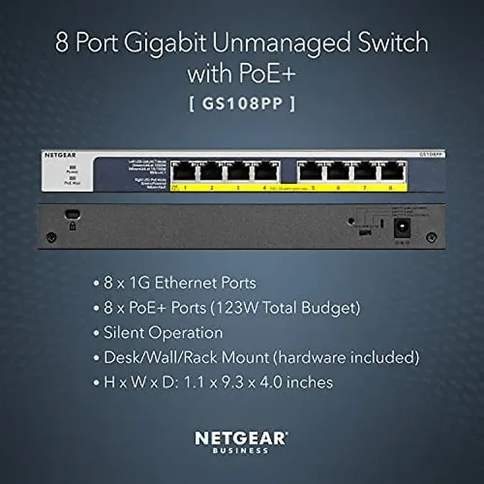 NETGEAR-NET-GS108PP-100NAS