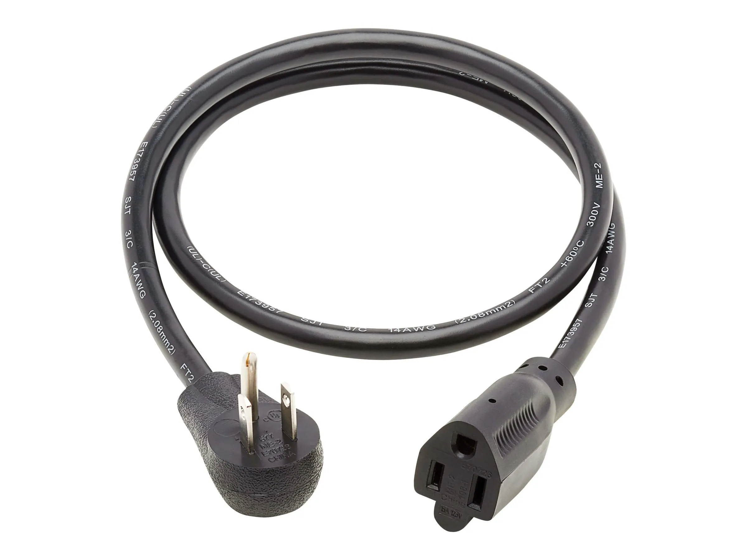 Eaton Tripplite P024-003-15D — POWER CABLE - NEMA 5-15P - MALE LEFT GENDER - POWER NEMA 5-15R - FEMALE RIGHT GE