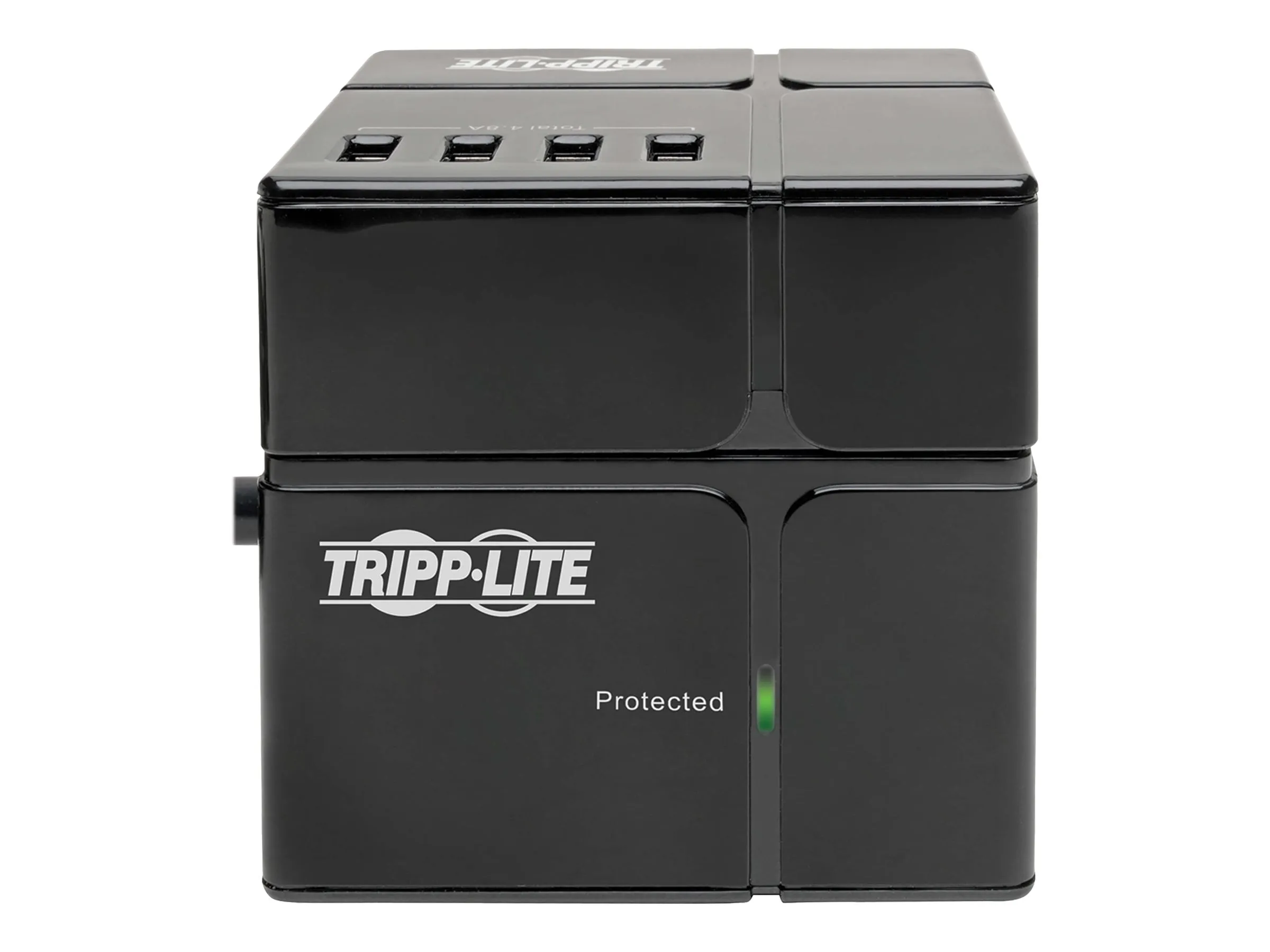 Eaton Tripplite TLP368CUBEUAM — EATON TRIPP LITE SERIES SAFE-IT 3-OUTLET CUBE SURGE PROTECTOR, 5-15R OUTLETS, 6