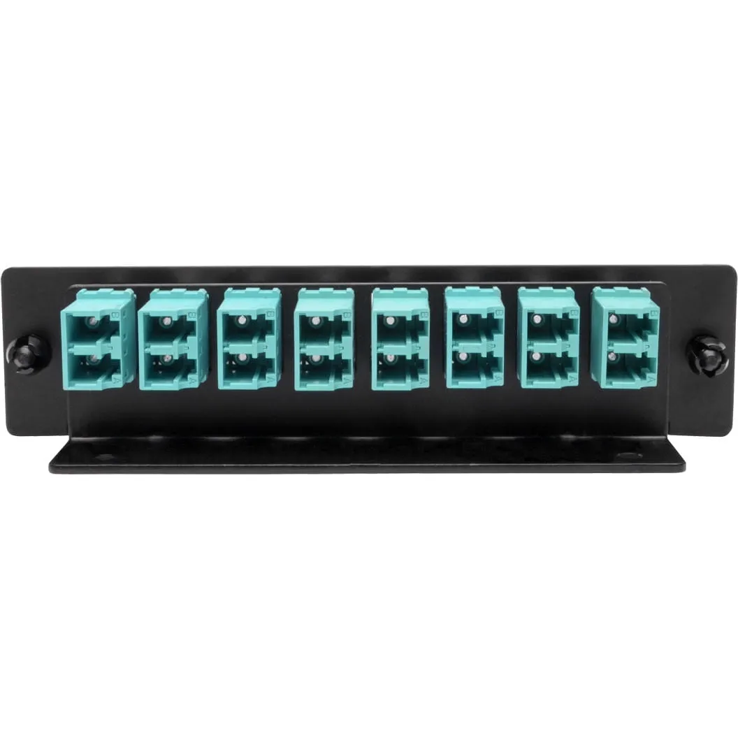 Eaton Tripplite N492-08D-LC — EATON TRIPP LITE SERIES HIGH-DENSITY FIBER ADAPTER PANEL (MMF/SMF), 8 LC DUPLEX