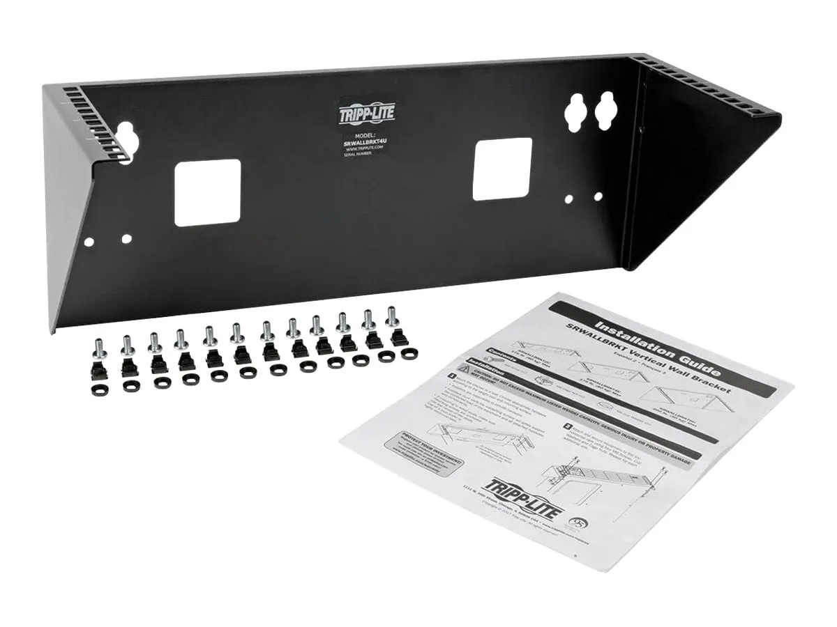 Eaton Tripplite SRWALLBRKT4U — EATON TRIPP LITE SERIES SMARTRACK 4U VERTICAL WALL-MOUNT RACK BRACKET - 19-INCH