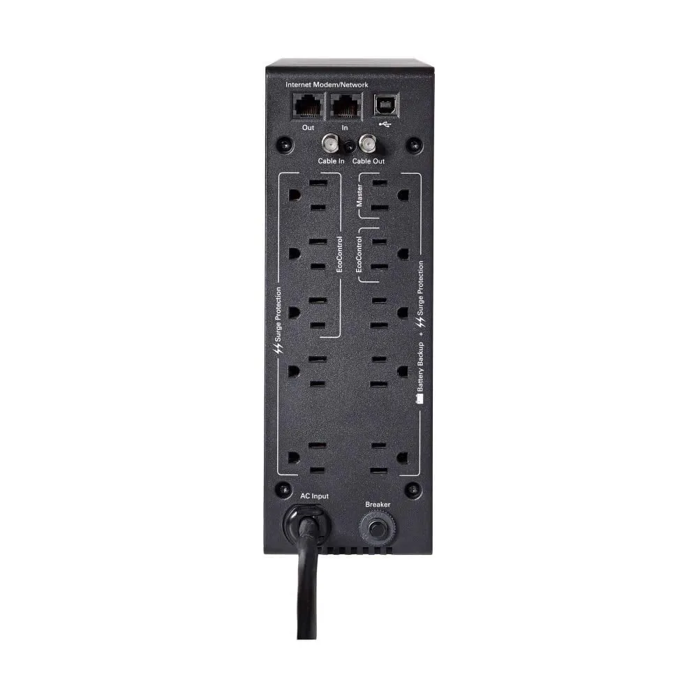 Eaton Tripplite 5S1000LCD — EATON 5S UPS 1000VA 600 WATT 120V LCD LINE-INTERACTIVE BATTERY BACKUP ECO USB -