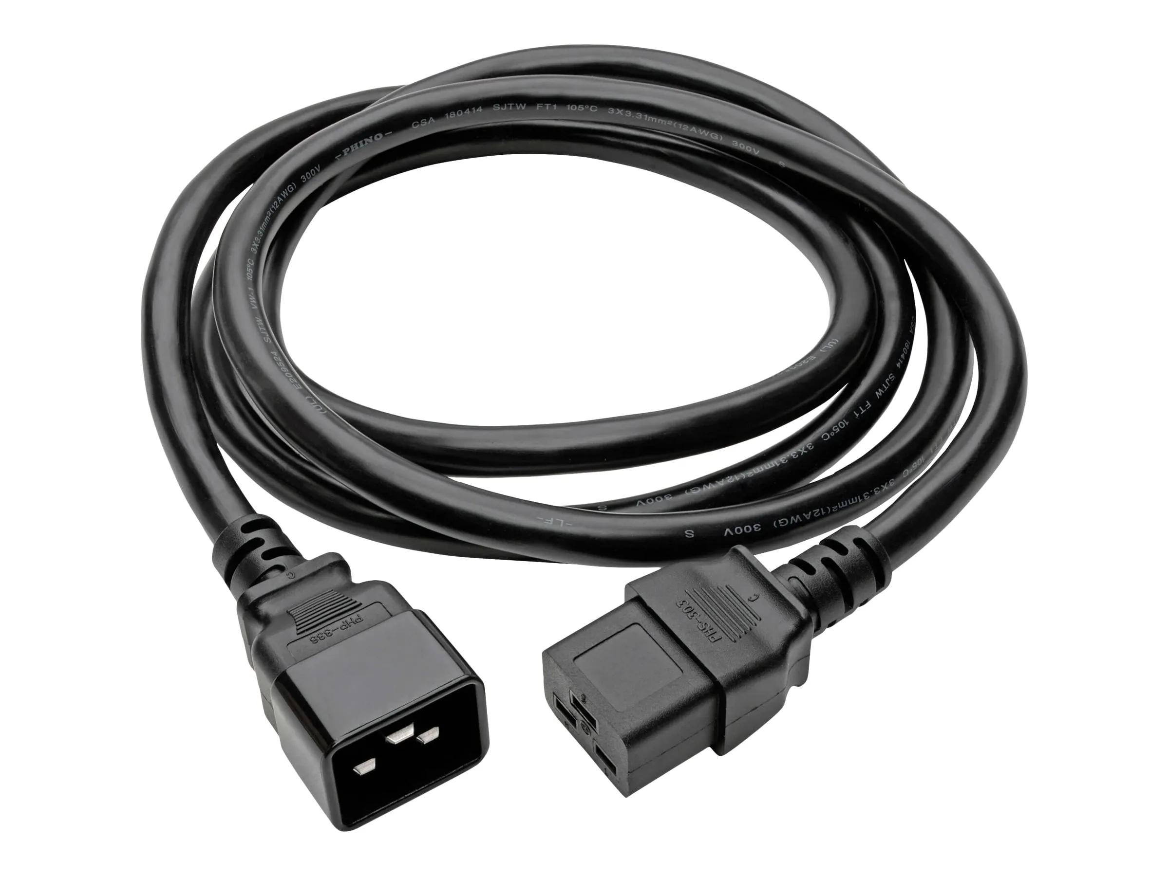 Eaton Tripplite P036-006 — POWER CORD - POWER IEC 320 EN 60320 C20 - MALE LEFT GENDER - C19 - FEMALE RIGHT