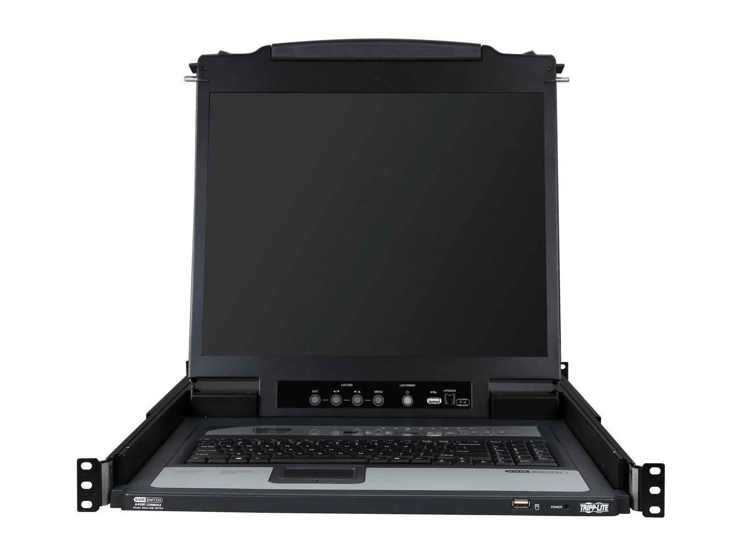 Eaton Tripplite B020-U08-19KTAA — EATON TRIPP LITE SERIES NETDIRECTOR 8-PORT 1U RACK-MOUNT CONSOLE KVM SWITCH WITH