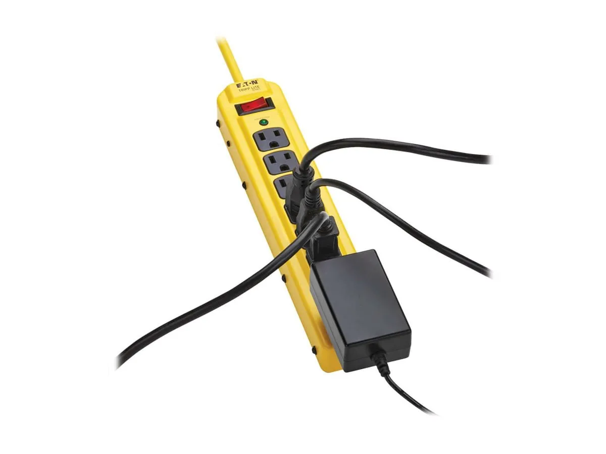 Eaton Tripplite TLM704SA — TRIPP LITE SERIES 7-OUTLET INDUSTRIAL SAFETY SURGE PROTECTOR - 4 FT. CORD, 450 J