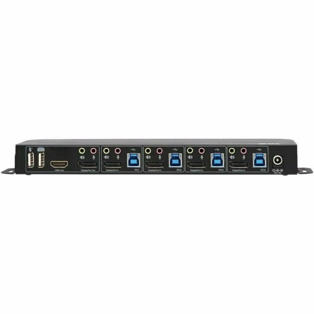 Eaton Tripplite B005-DPUA4 — TRIPP LITE SERIES 4-PORT DISPLAYPORT/USB KVM SWITCH - 4K 60 HZ, HDR, HDCP 2.2, I