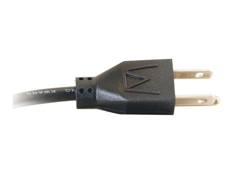 C2G 03116 — POWER CORD - NEMA 5-15 - FEMALE LEFT GENDER - NEMA 5-15 - MALE RIGHT GENDER - LE