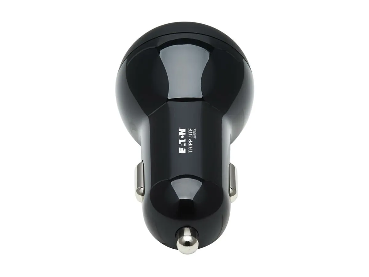 Eaton Tripplite U280-C02-39W-1B — EATON TRIPP LITE SERIES DUAL-PORT USB CAR CHARGER WITH 39W CHARGING - USB-C (27W