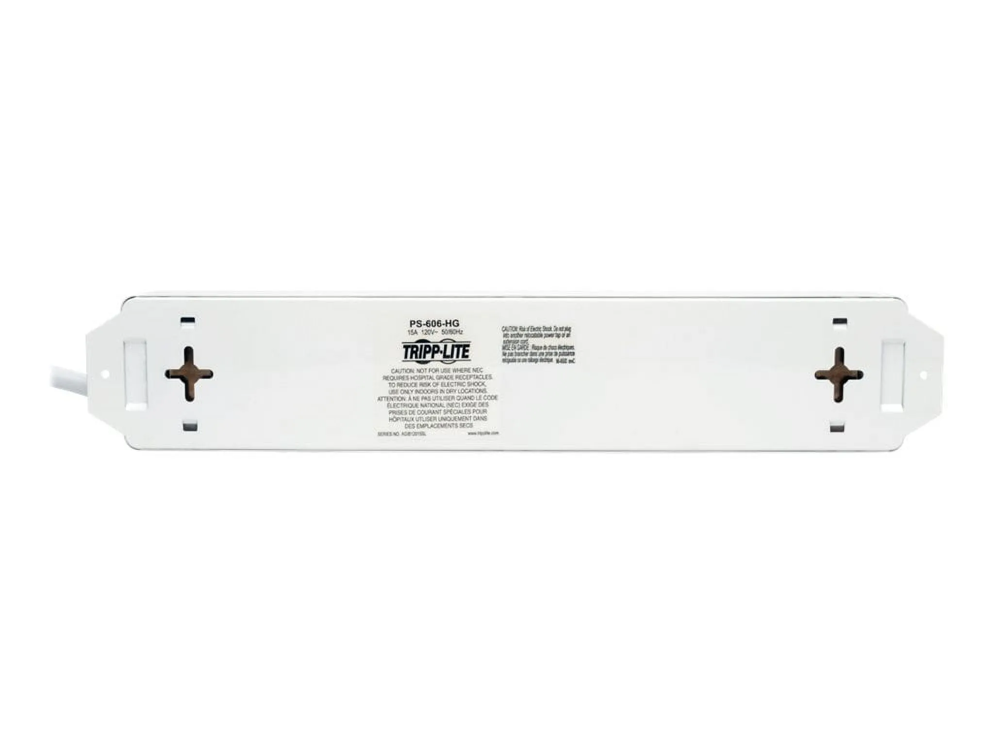 Eaton Tripplite PS-606-HG — EATON TRIPP LITE SERIES SAFE-IT MEDICAL-GRADE POWER STRIP, UL 1363, 6X HOSPITAL-