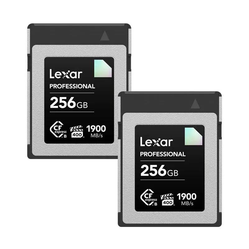 Lexar LCXEXDM256G-R2ENG — Lexar CFexpress Type B Card, 256GB, Diamond Series, 2-Pack