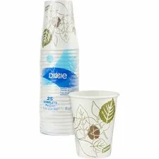 GEORGIA PACIFIC DXE 2338WS — Dixie WiseSize Cup - 8 fl oz - 25 / Pack - Pathways - Paper - Hot Drink, Beverage