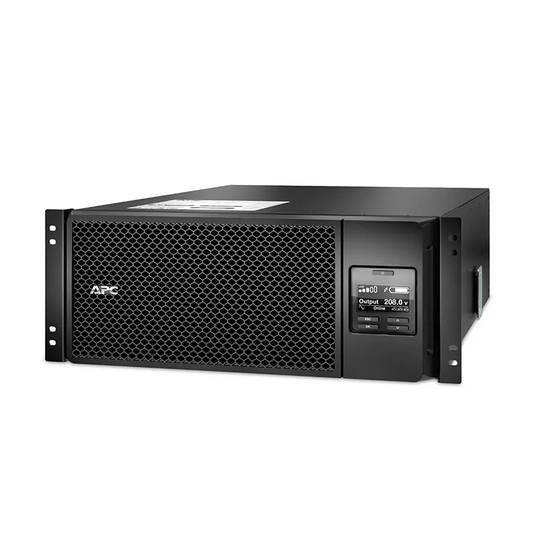 APC - Schneider Electric SRT6KRMXLT - APC SMART-UPS ON-LINE, 6KVA6KW, RACKMOUNT 4U, 208V, 2X L6-20