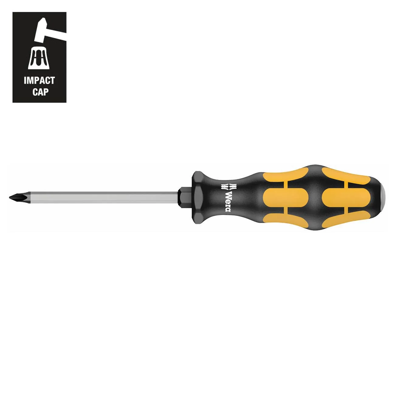 WERA 05017015001 — Wera Kraftform Plus Phillips Screwdriver PH 3, 100mm