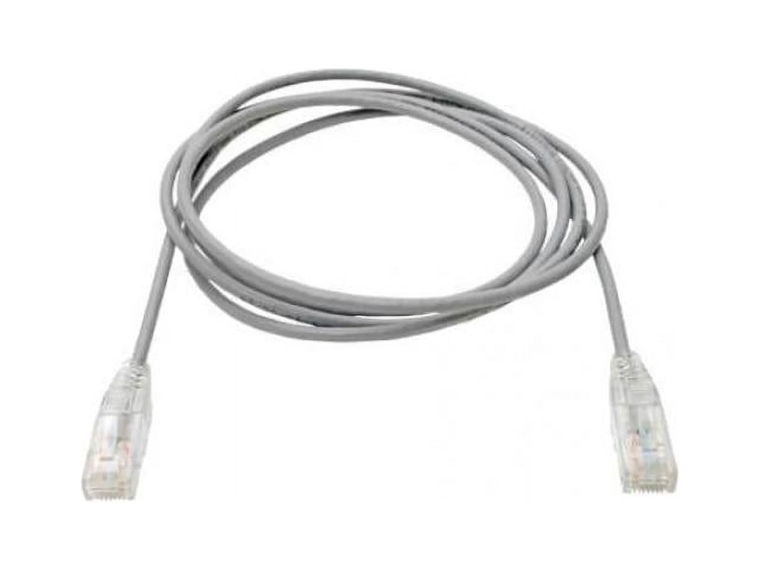 Eaton Tripplite N201-S10-GY — EATON TRIPP LITE SERIES CAT6 GIGABIT SNAGLESS SLIM UTP ETHERNET CABLE (RJ45 M/M)