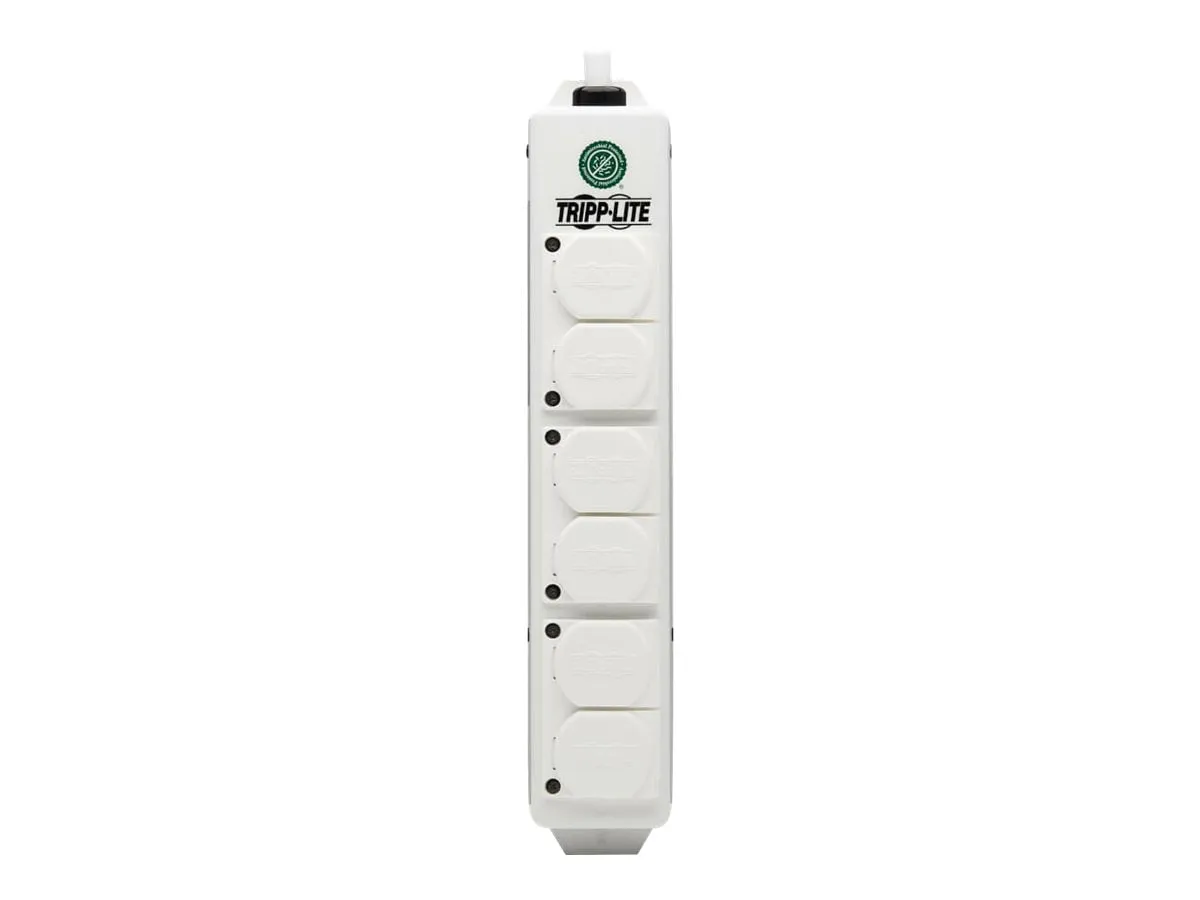Eaton Tripplite PS-606-HGDG — SAFE-IT UL 2930 MEDICAL-GRADE POWER STRIP FOR PATIENT CARE VICINITY 6 HOSPITAL-G