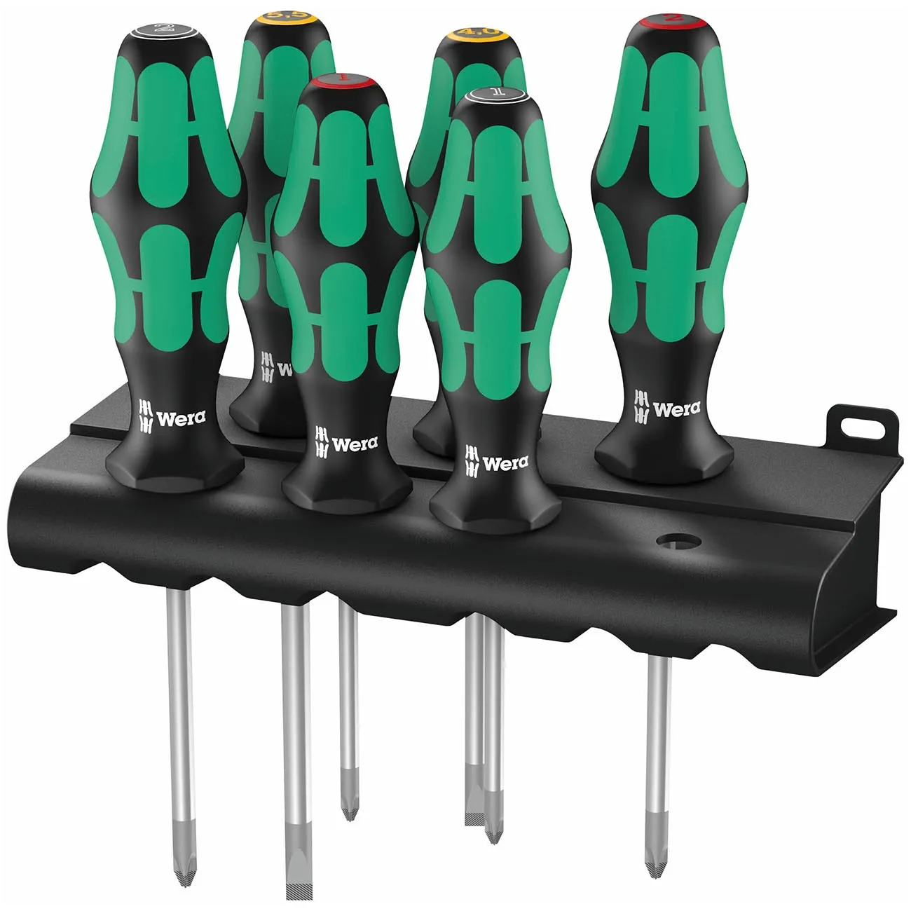 WERA 05105622001 — Wera Kraftform Plus Lasertip Screwdriver Set - 6-Piece
