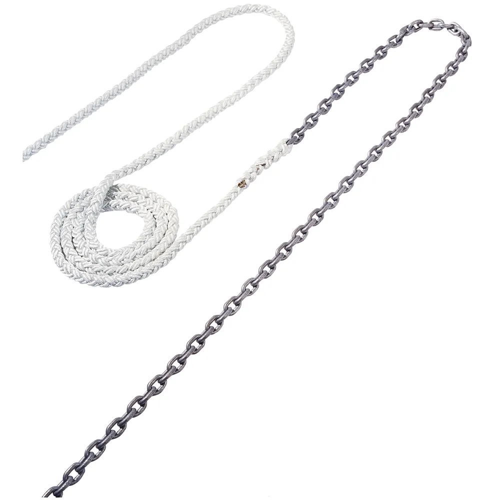 Maxwell RODE60 — Maxwell Anchor Rode - 25'-3/8" Chain to 250'-5/8" Nylon Brait