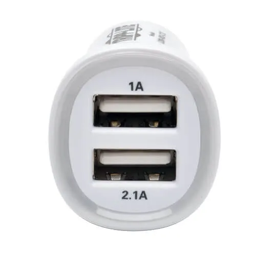 Eaton Tripplite U280-002-C12 — EATON TRIPP LITE SERIES DUAL-PORT USB TABLET / PHONE CAR CHARGER, 5V 3.1A / 15.5