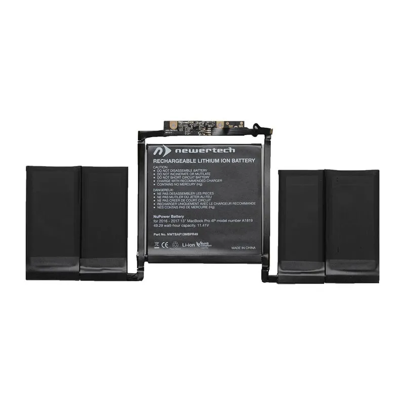 NEWERTECH NWTBAP13MBPR72K — NuPower 72Wh Battery Replacement for 13" MacBook Pro 2013-2015