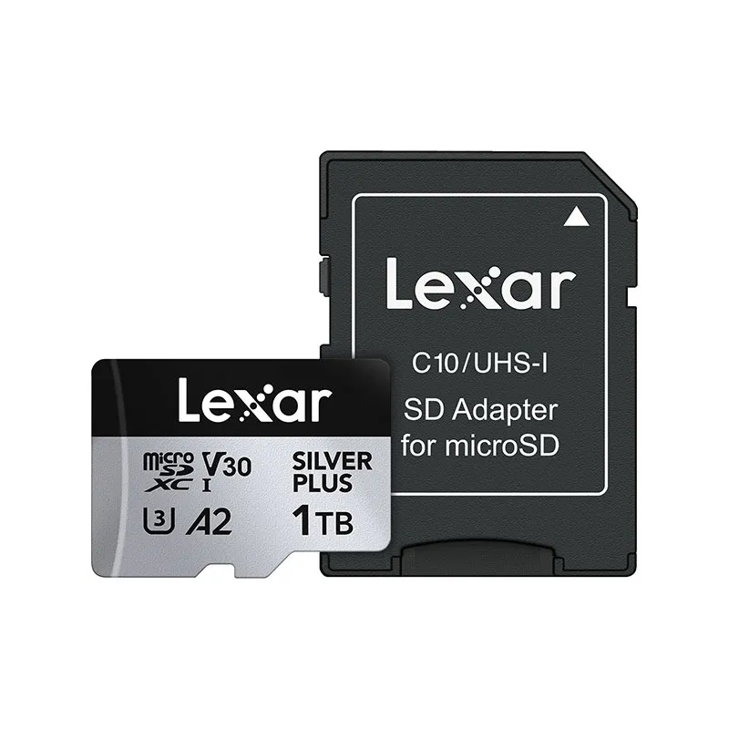 Lexar LMSSIPL001T-BNANU — LEXAR, PROFESSIONAL, SILVER PLUS, MICROSDXC, 1TB WITH ADAPTER