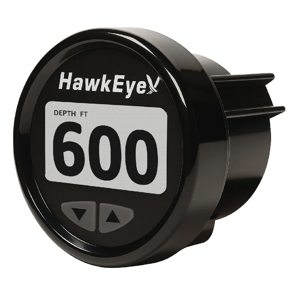 HawkEye DT3BX-TM — HawkEye DepthTrax® Edge In-Dash Depth Finder - HD Color Display - 600' Max Depth - TM Transducer